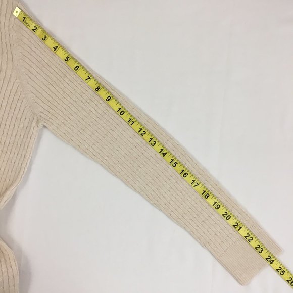 Jeanne Pierre Cardigan Sweater Button Front Cable Knit V-Neck - Picture 10 of 10